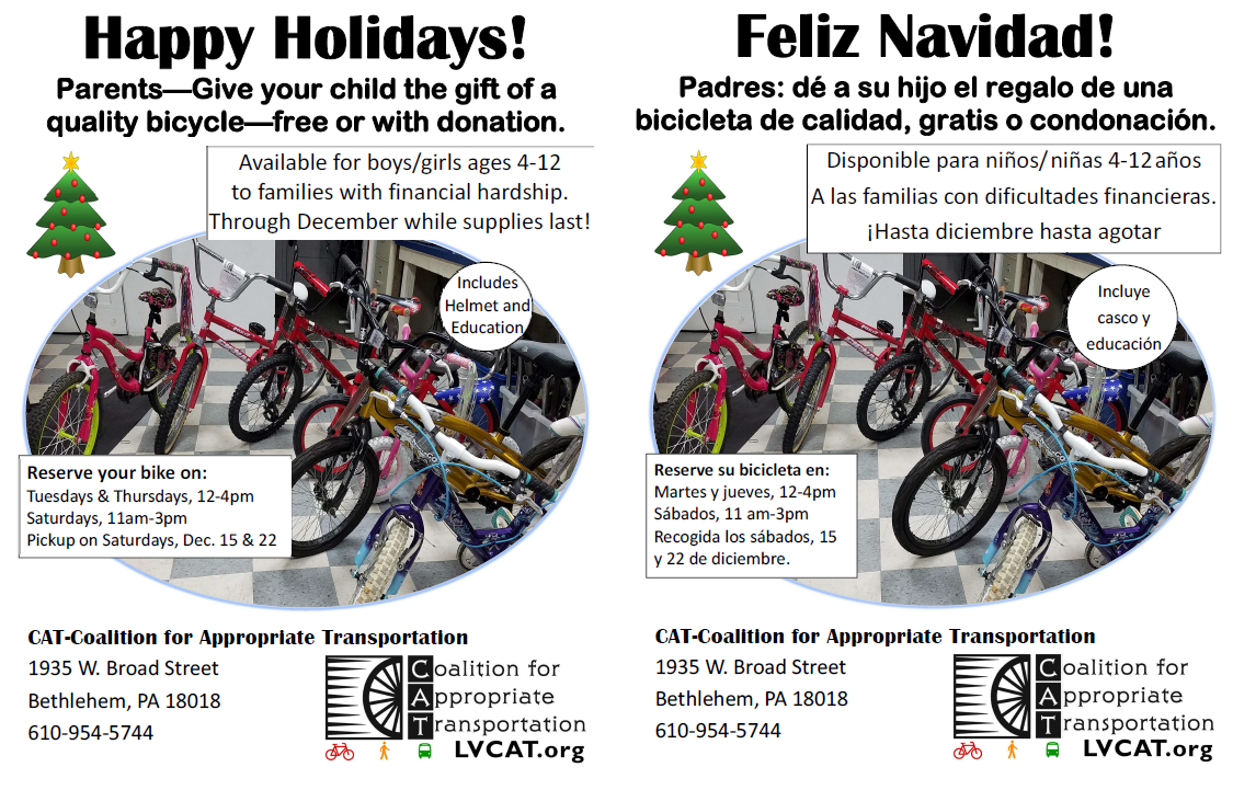 Holiday Bikes for Kids!
