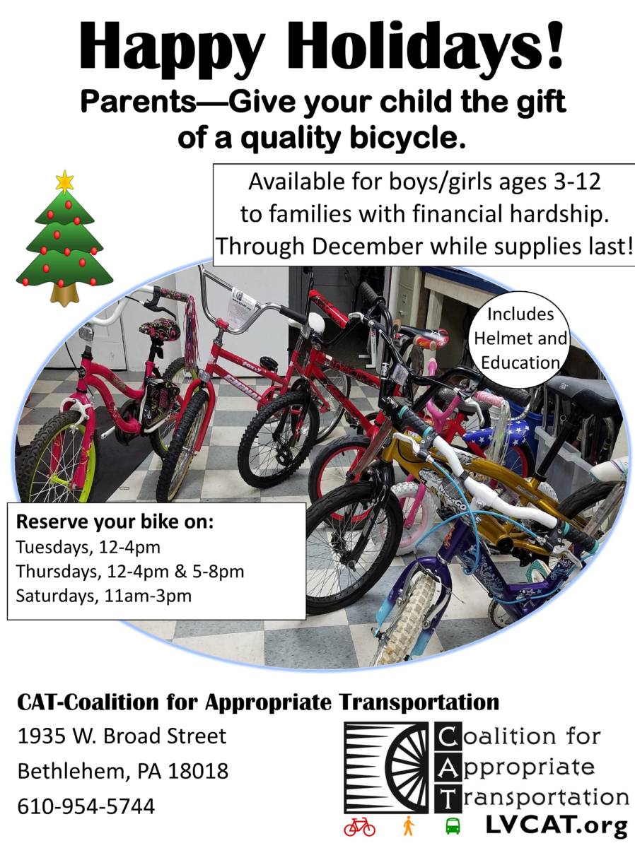 Holiday Bikes for LV Kids