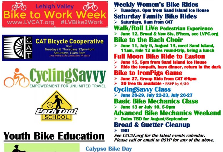 CAT Events - Summer 2019 | CAT-Coalition for Appropriate Transportation