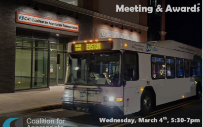 CAT Annual Meeting & Awards – March 4th, 5:30pm