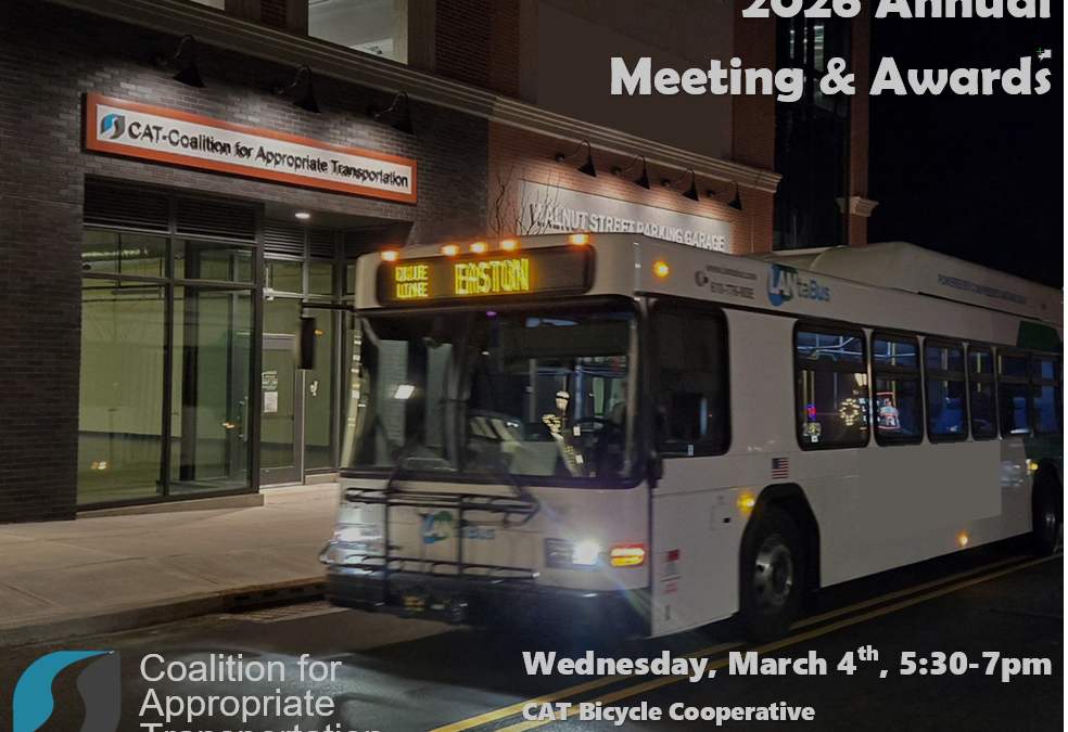 CAT Annual Meeting & Awards – March 4th, 5:30pm